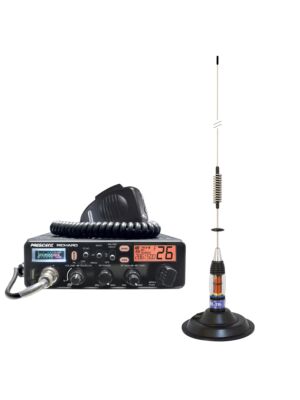 Kit Radio CB President Richard ASC 10M + CB Antenna PNI ML70, délka 70cm, 26-30MHz, 200W
