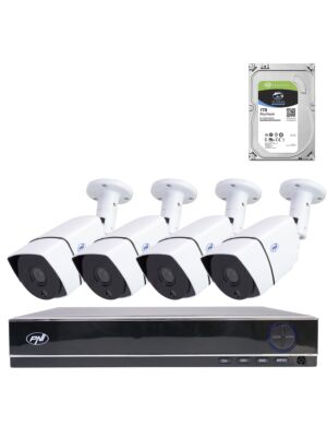 Balíček sady AHD PNI House PTZ1300 Full HD video dohled - NVR a 4 venkovní kamery 2MP full HD 1080P s HDD 1Tb vč.