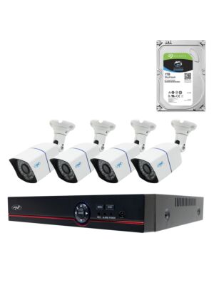Balíček sady AHD PNI House PTZ1500 5MP Video Surveillance Kit – DVR a 4 externí kamery a 1Tb HDD v ceně