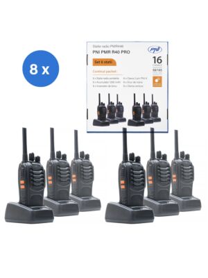 Sada 6 přenosných rádiových stanic PNI PMR R40 PRO