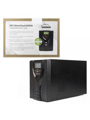 UPS SilverCloud 850VA se sinusovým displejem LCD