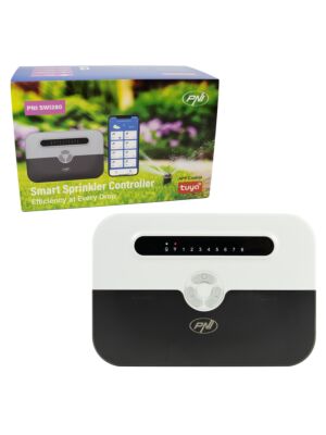 Inteligentní zavlažovací programátor PNI SWI280, Wi-Fi, pro 8 zón, ovládání z Tuya Smart, kompatibilní s Amazon Ale