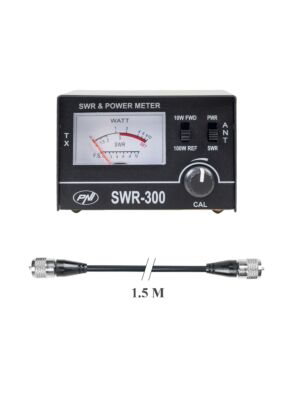 Sada reflektometru PNI SWR-300 PWR-SWR pro měření SWR a připojovací kabel PNI R150